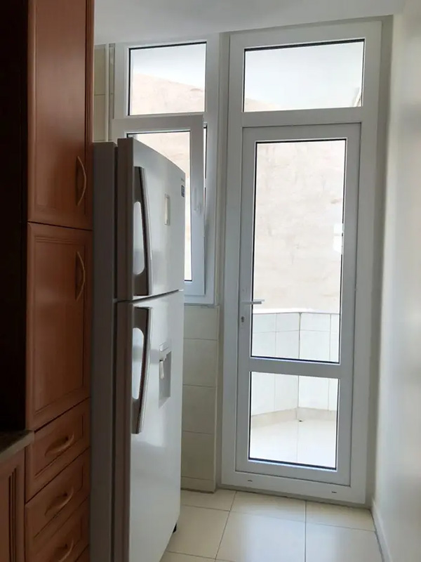 درب دوجداره upvc بالکن